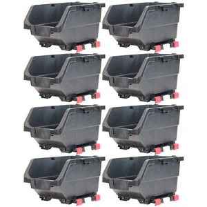 Husky 1008-406-266 9x6.5x5.5 Stackable Storage Bins (8-pack) - Picture 1 of 9