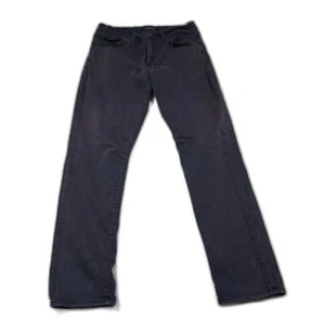 Lucky Brand blaue Chinohose 32 x 32 121 schmale Passform khaki flache Vorderseite Hose - Bild 1 von 7
