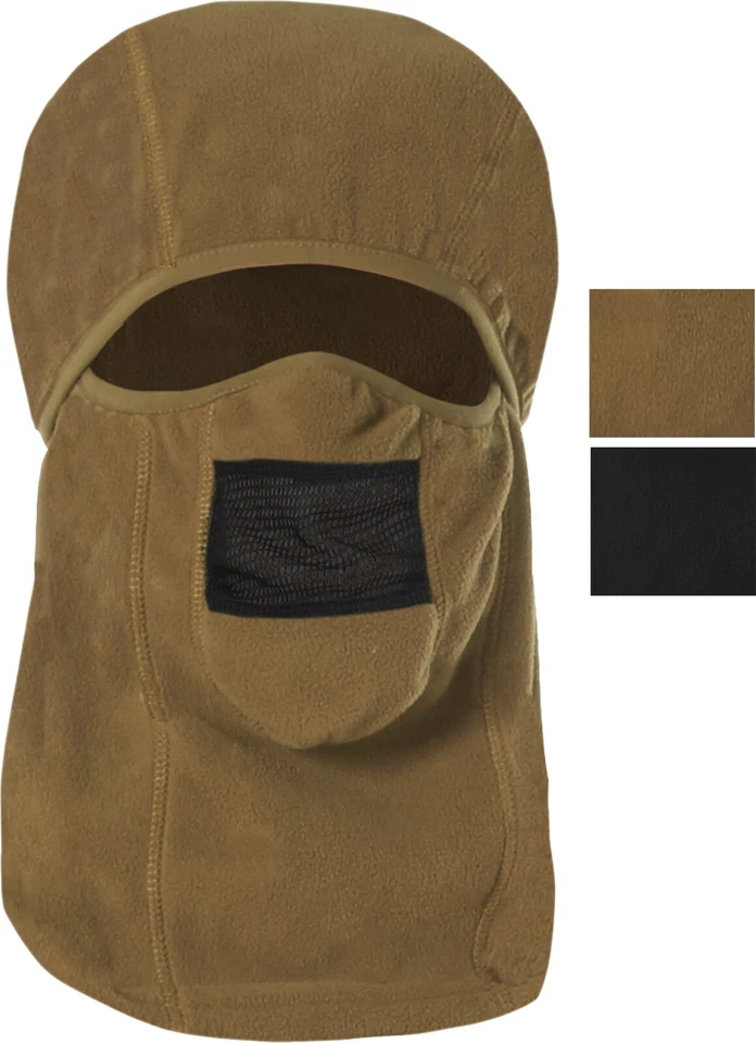 Máscara facial completa de esquí de un agujero de pasamontañas ventilados con bisagras de lana para clima frío Foto 1 de 1