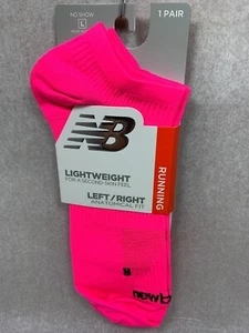  New Balance Lightweight Running No Show ANATOMICAL FIT Socks Mens/ Women  - Picture 1 of 12