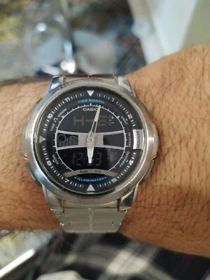 Casio AQF -101 Termómetro mod 4348 Funcionamiento Digital Anlog No Funciona Foto 1 de 4