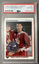 1990 Upper Deck FRENCH #461 Scott Niedermayer RC - PSA 10 - Four Stanley Cups!!