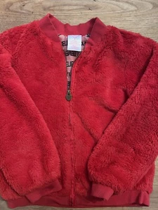 365 Kids Girl’s Red Coat Size 7 Perfect for Holidays. Love, Sparkle Believe! - Picture 1 of 3