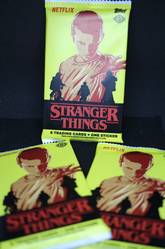 (3-PACK) 2018 TOPPS Stranger Things Season 1 hobby box sticker base chase cards - Image 1 of 1
