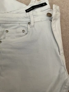 ASOS Denim Men's/boys Stretch Skinny White Jeans Size 28W Leg 34 BNIB - Picture 1 of 5