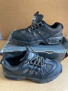 mens Trojan air bubble black safety boots uk 8 eur 42 - Picture 1 of 23