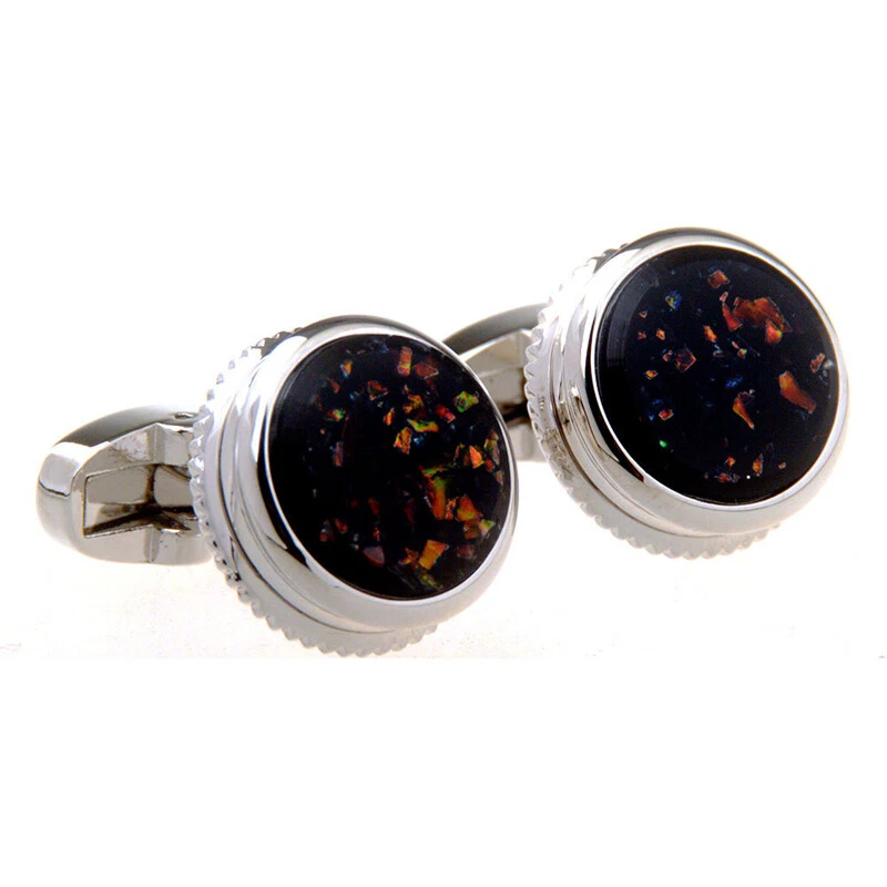 Herren Hemd Manschettenknöpfe Edelstahl Retro Hochzeit Party Manschetten Knöpfe - Bild 1 von 4