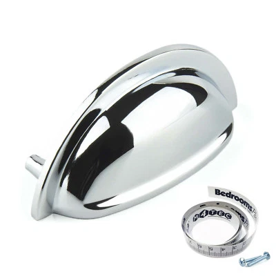 M4TEC Cup Kitchen Cabinet Door Handles Cupboard Drawer Bedroom Furniture Pull - Image 1 of 4