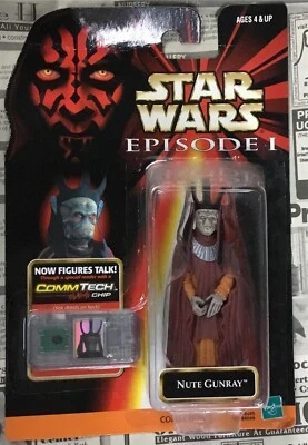 Hasbro CommTech RFID Chip Star Wars Ep. I Nute Gunray Figure - Image 1 of 4