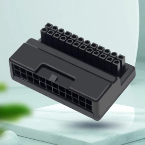 ATX 24 Pin To 90 Degree Power Turn Adapter 24Pin Power Supply Cable Connector - Afbeelding 1 van 10