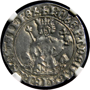 Italy Naples & Sicily 1309-1343 Robert d'Anjou Gigliato NGC MS 61  (37-19) - Picture 1 of 4
