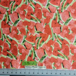 RJR Stoffe, Bauernmarkt, OOP 2010, Wassermelone, 2 3/4 Meter, 100 % Baumwolle - Bild 1 von 1