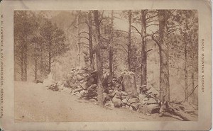 1880s LAWRENCE IMPERIAL CABINET CARD PHOTO ACTIVIST HELEN HUNT JACKSON GRAVE