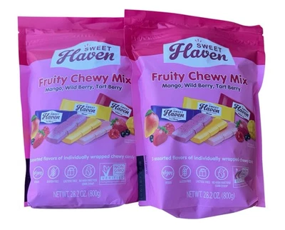 2 caramelos Sweet Haven mezcla masticable frutal - mango, baya silvestre, baya ácida - 28,2 oz Foto 1 de 2