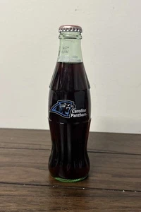 Botella de 8 onzas de Coca Cola Carolina Panthers bienvenida 26 de octubre de 1993 NFL fútbol americano - Imagen 1 de 7