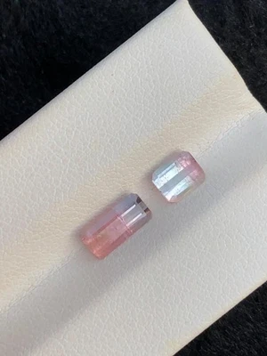 1.40-Ct Natural Bi-Color Tourmaline Gemstone Emerald Cut From Afghnistan - Image 1 of 3