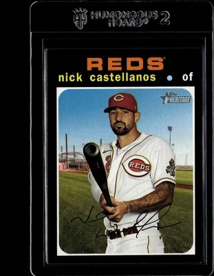 2020 Topps Heritage #555 Nick Castellanos - Image 1 of 2
