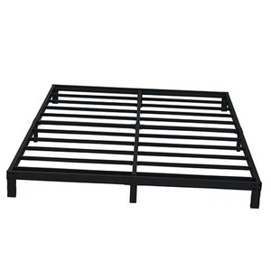 Queen Bed Frame No Box Spring Needed 6 Inch Heavy Duty Metal Platform - Picture 1 of 7