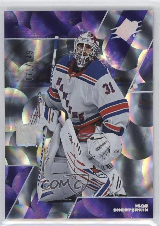 2023-24 SPx Purple Parallax /149 Igor Shesterkin #82 - Image 1 of 2