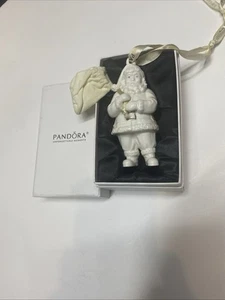 Pandora 2013 Santa holding a gift bag Ornament Christmas  holiday & box - Picture 1 of 13