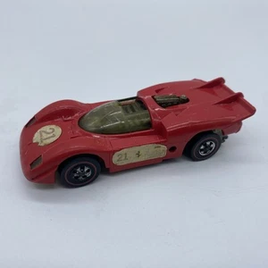 Vintage Hot Wheels Redline Era Sizzlers 1970 Red Ferrari 512s Original Decals 21 - Picture 1 of 22