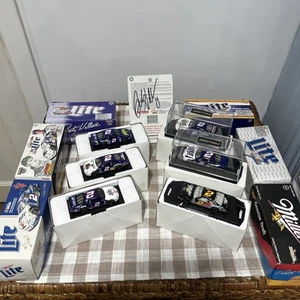 Rusty Wallace #2 1:64 Nascar Diecast Lot 7 Cars Elvis Miller Lite Auto Signed - Picture 1 of 15