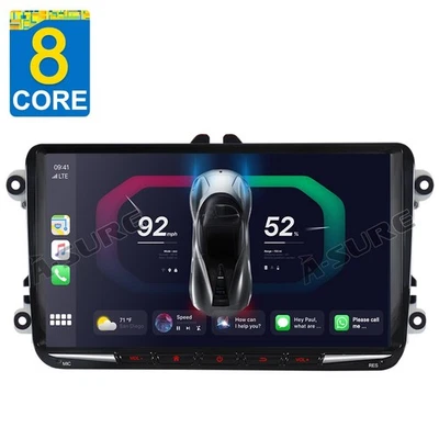 8-Core 64G Android 14 Autoradio Carplay Navi Für VW GOLF 5 6 Tiguan Touran Polo - Bild 1 von 4