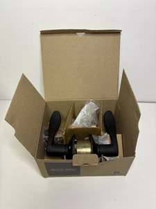 Schlage F40 ACC 622 Accent Door Lever, Bed & Bath Privacy Lock, Black - Picture 1 of 6