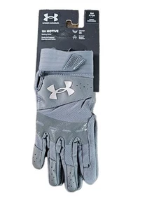 Under Armour UA Motive Batting Gloves - Gray/Silver - Women’s Size Small - Picture 1 of 5