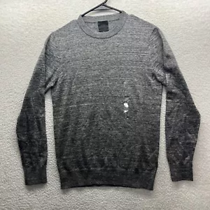 H&m Shirt Womens Small Gray Basics Long Sleeve Cotton Preppy Chore Active Fit - Picture 1 of 19