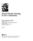 Mental Health Nursing In The Community Paperback Nancy K. Worley