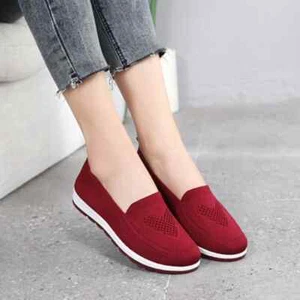 women's summer sneakers slip on flat shoes Women's Casual Loafers walking shoes - Picture 1 of 28
