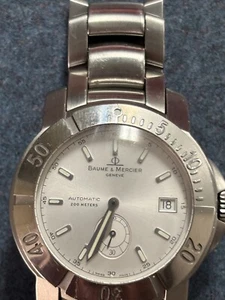 Baume & Mercier Capeland Automatic Men’s Swiss Watch Model 65367 White Dial - Picture 1 of 7