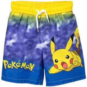 Pokemon Pikachu Badehose UPF-50+ Badeanzug neu mit Etikett Jungen Größen 4, 5-6 oder 7 $ 25 - Bild 1 von 3