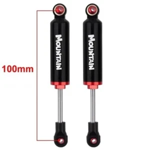 4 Pcs 1/10 Rc 100mm Aluminium Shocks Internal Springs For Axial Traxxas Gmade - Picture 1 of 9