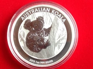 Australien 1 Dollar 2013 Koala 1 Unze Silber stempelglanz(3) - Bild 1 von 2