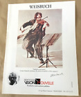Claude Weisbuch at Nouvelle gallery exhibition print ad 1979 vintage magazne art