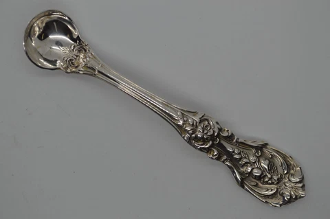 Reed & Barton Francis I Sterling Silver Custom Mustard Ladle-4 5/8"-New Mark-NM Cover