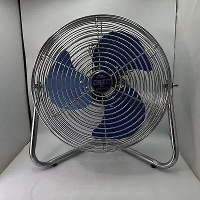 Vtg Patton Air Circulator High Velocity Industrial Fan 3-Speed Blue Blades Works - Image 1 of 4