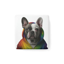 Pride Fridge Magnet | French Bulldog | LGBTQ Dog Pet Lover Gift