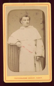 PHOTO CDV ODINOT A NANCY. Curé . Prêtre . Religieux . Moine - Imagen 1 de 1