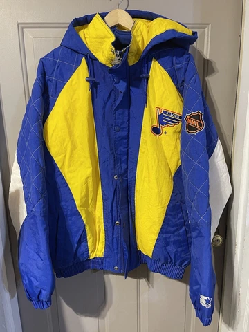 Vintage 90’s Starter St Louis Blues NHL Mens Size XL Full Zip Jacket Coat Cover