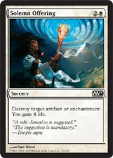 SOLEMN OFFERING X4 4 4X Magic 2011 MTG Magic the Gathering Cards DJMagic