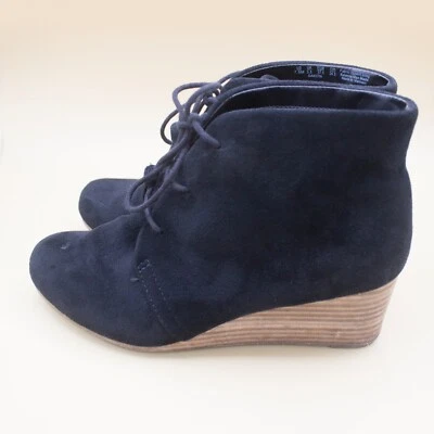 Женские сапоги Dr. Scholl's из черной микро-замши Dakota на танкетке размер 7,5 - Изображение 1 из 4