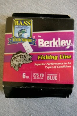 Bass Anglers Tour Series de Berkley Blue Fishing Line 6 lb 275 yardas USA L-09-8-11 Foto 1 de 4