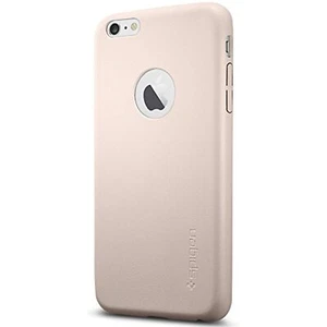 Spigen Leather Fit iPhone 6 Plus Case with Premium Synthetic Leather Material - Picture 1 of 4