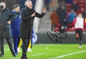 Football - Chris Wilder - Hand Signed 12x8 Inch Photograph - Middlesbrough - COA - Picture 1 of 1