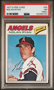 1977 O-PEE-CHEE 65 NOLAN RYAN PSA 7 MC - Picture 1 of 1