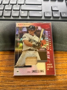 2002 Leaf Certified Mirror Red #194 Chris Snelling Bat #'d/150 - Picture 1 of 1
