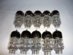 10pcs 6N3P / 6Н3П ~ 6CC42, 2C51, 5670 Double triode NEW. MILITARY. DATE 1974..75 - Picture 1 of 3